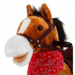 Hojdací koník Pony 74 cm - svetlo-hnedý